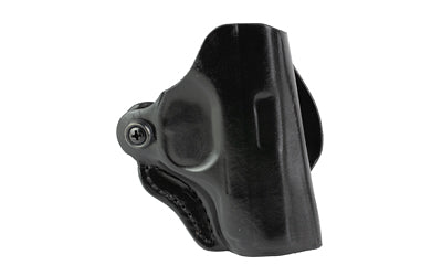 DeSantis Mini Scabbard Right-Hand OWB Leather Holster for S&W Bodyguard 2.0, Matte Black Finish