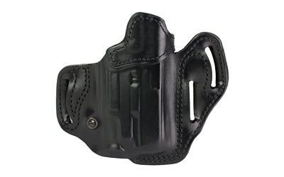 DeSantis Vengeance Scabbard Full-Grain Steerhide OWB Holster for Glock 19/45/19X with Streamlight TLR-7A, Black