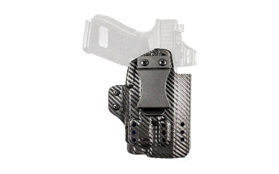 DeSantis Persuader Carbon Fiber Kydex IWB Holster for GLOCK 19/45/19X with Streamlight TLR-7A, Right Hand, Black