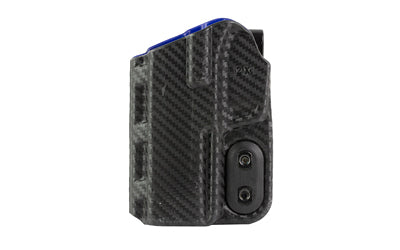 DeSantis Slim-Tuk Ambidextrous Kydex IWB Holster for SIG Sauer P365-XMACRO, Carbon Fiber Finish, Blue Interior