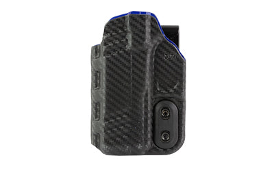 DeSantis Slim-Tuk Ambidextrous Kydex IWB Holster for Glock 43X MOS, Carbon Fiber Finish, Blue Interior, 1.75 Clip