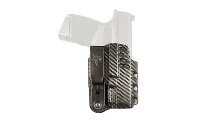 DeSantis Slim-Tuk Kydex IWB Holster, Ambidextrous, Springfield Hellcat, Carbon Fiber Exterior Blue Interior