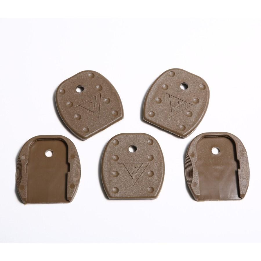 TangoDown Vickers Tactical Glock Mag Floor Plates 5pk Tan