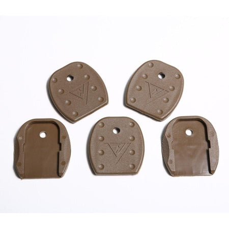 TangoDown Vickers Tactical Glock Mag Floor Plates 5pk Tan