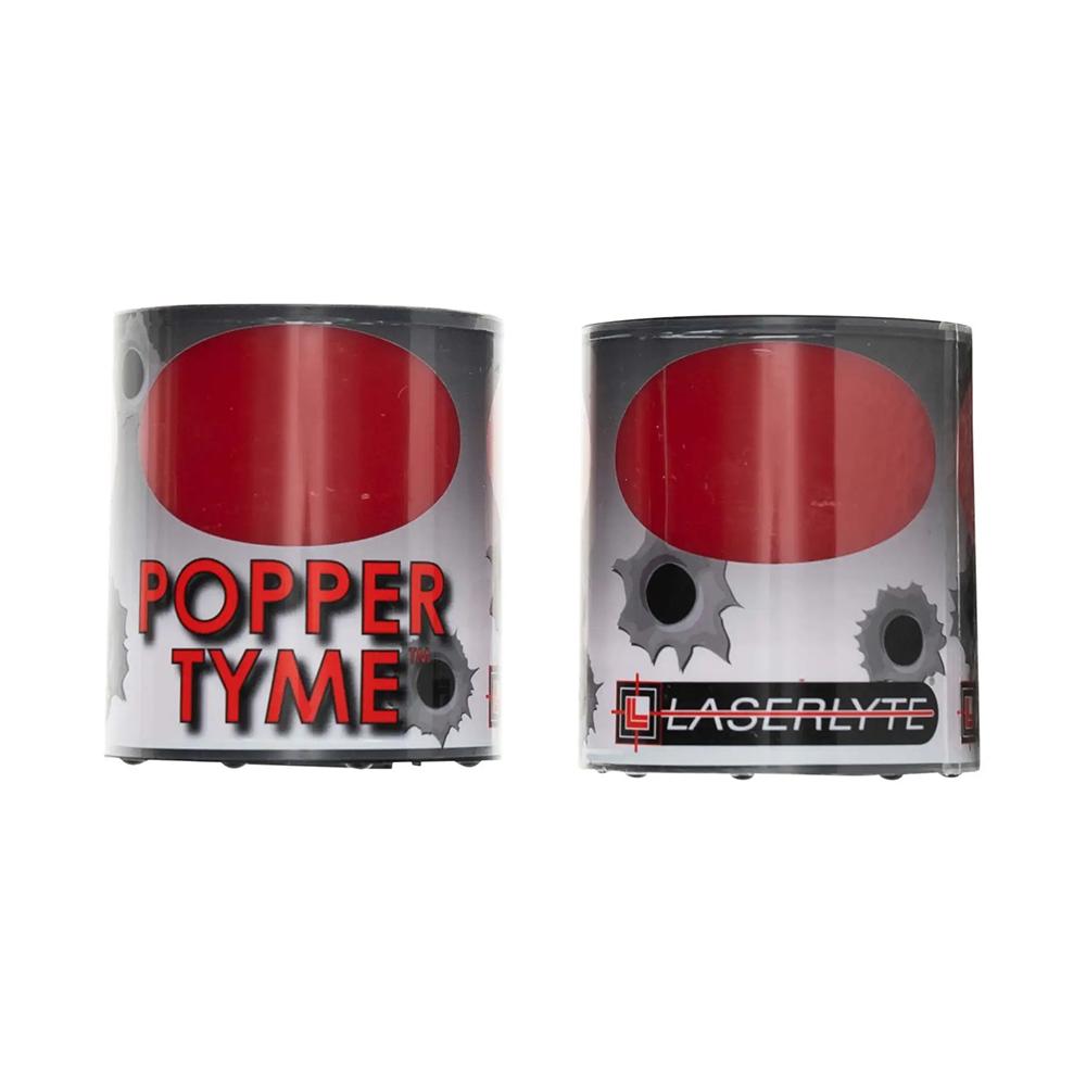 LaserLyte Popper Tyme Electronic Laser Training Targets, 2 Pack, Silent Mode Option 1231434