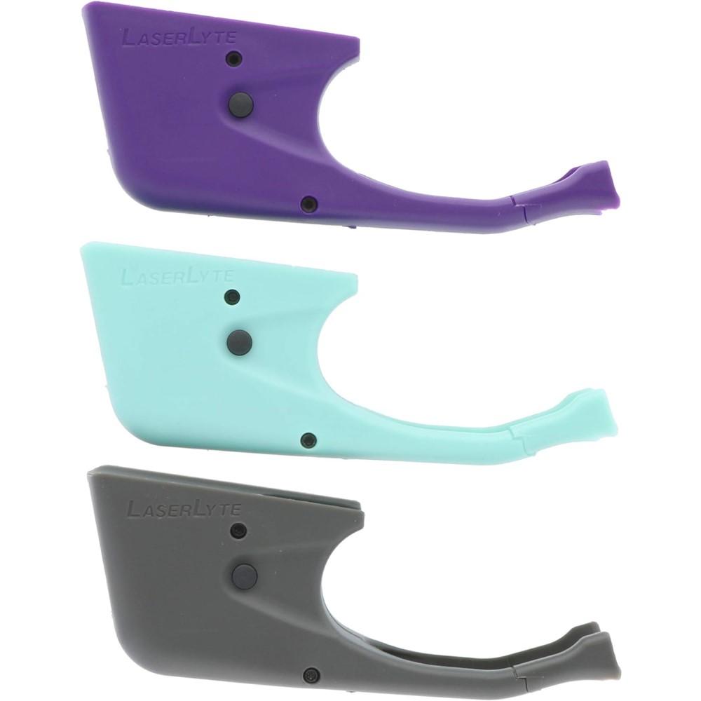 LaserLyte Trainer Laser Sight UTA-JR Compatible with SCCY CPX1/CPX2 - Teal/Grey/Purple