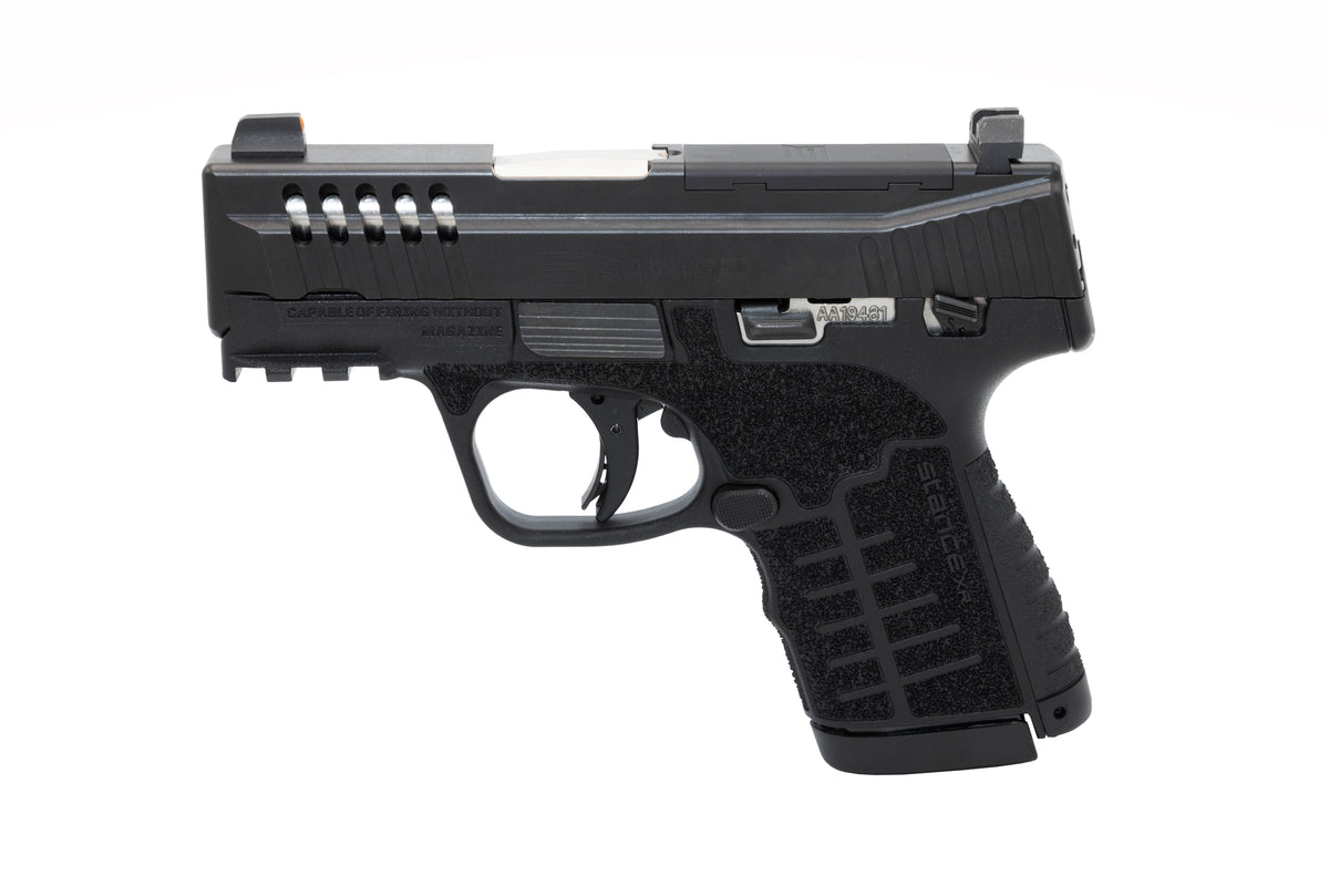 Savage Arms 67053 Stance XR 9mm 13+1 3.20" Natural Black Nitride Ported Stainless Steel Slide Black Glass Filled Nylon Grip Ambidextrous