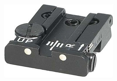 Beretta Adjustable White Dot Rear Sight for 92 and 96 Series Pistols