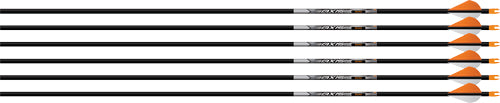 Easton Axis 5MM SPT 500 HalfOut 6-Pack Arrow Set with 2" Blazer Vanes