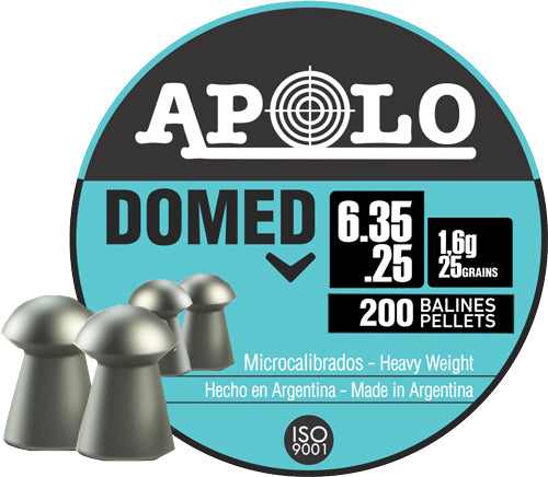 Hatsan Apolo 25 Domed Pellets 25gr 200-Count Pack