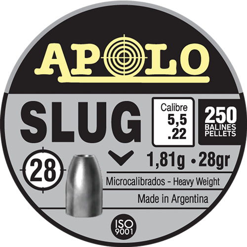 Hatsan Apolo 22 Slug Pellets 28gr 250-Count Pack