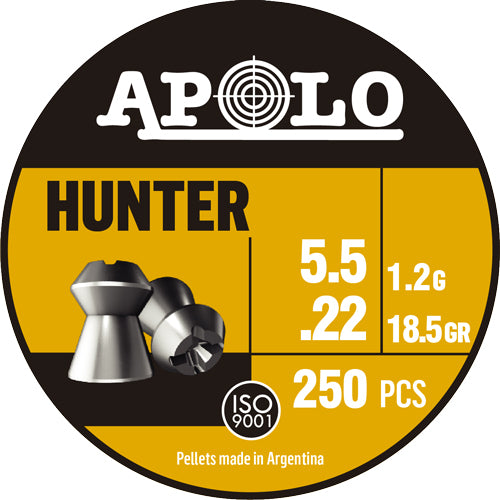 Hatsan Apolo 22 Hunter Pellets 18.5gr 250-Count Pack