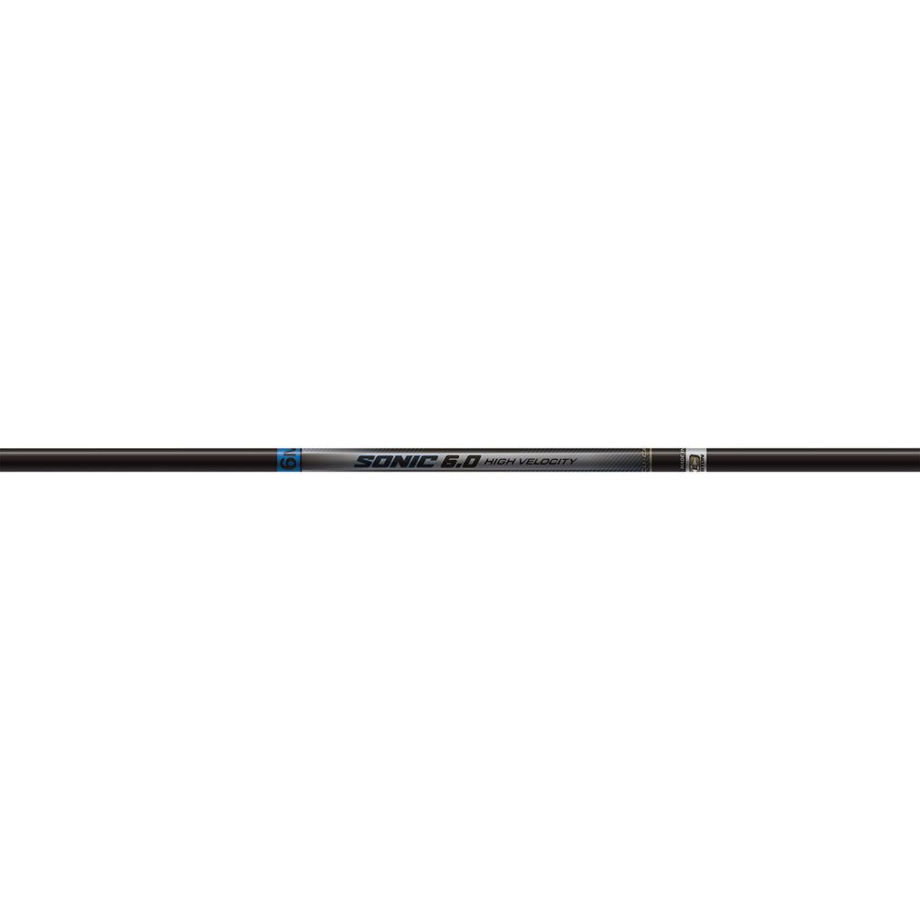 Easton Sonic 6.0 500 High-Performance Hunting Arrow Shafts - 12 Pack