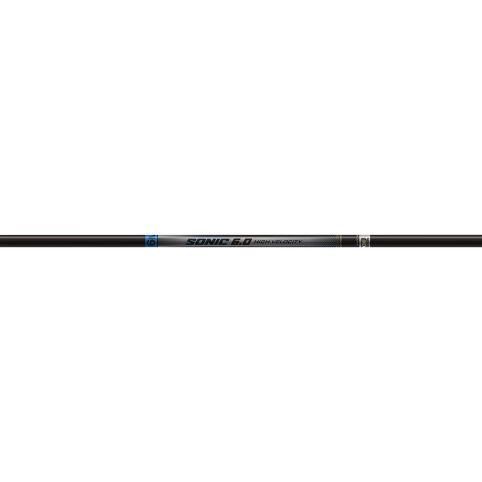 Easton Sonic 6.0 Carbon Arrow Shafts Spine 600 12-Pack