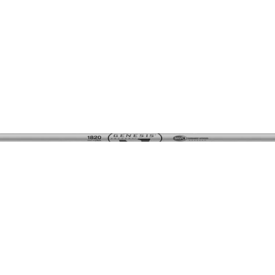 Easton Genesis 1820 Silver Target Arrow Shafts - Dozen