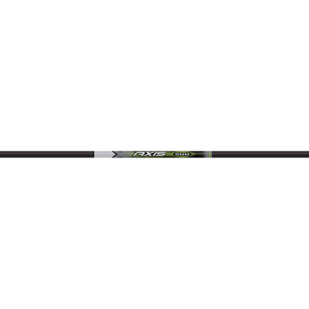 Easton 5mm Axis 400 Spine Carbon Arrow Shafts with Aluminum Half Outs 12-Pack
