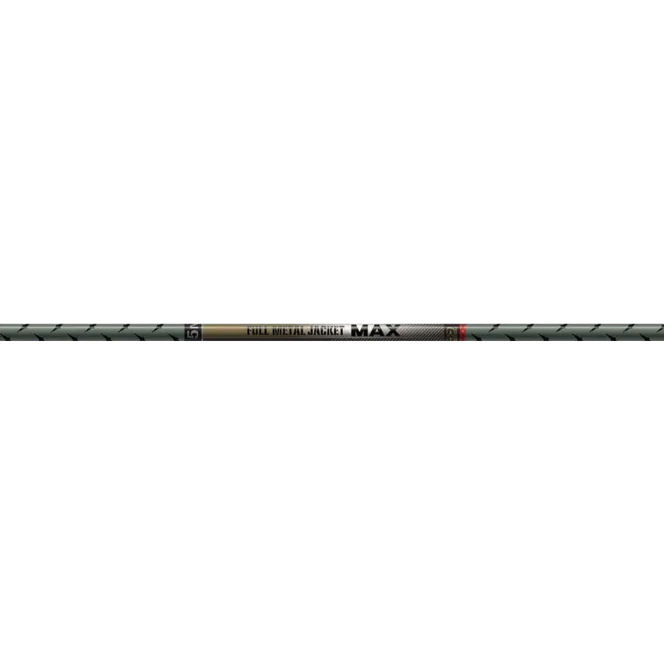 Easton 5mm FMJ Max Hunting Shafts 300 with Half Outs - One Dozen