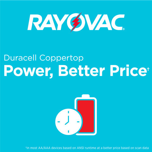 Rayovac AA Alkaline High Energy Batteries 36 Pack