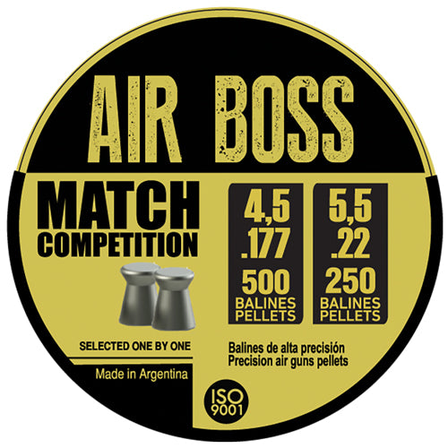 Hatsan Apolo 177 7gr Air Boss Match Airgun Pellets 500-Count