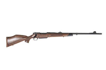 Weatherby MFT01N378WR6B Mark V Frontier Full Size 378 WBY Mag 3+1 24" + 2" Graphite Black Cerakote Threaded Barrel, Graphite Black Cerakote Steel Drilled & Tapped Receiver, Oiled Walnut Monte Carlo St