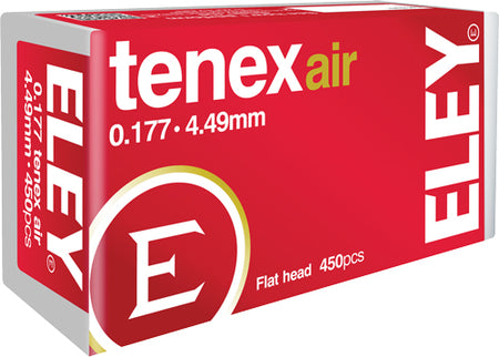 Eley Tenex .177 Air Pellets 4.49mm Diameter 8.2gr 450 Per Pack