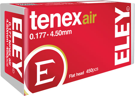 Eley Tenex .177 Air Pellets 4.50mm Diameter 8.2gr 450 Per Pack