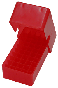 MTM Ammo Box Slip Top Style 50 Rounds .38 Special/.357 Mag/.38 Auto