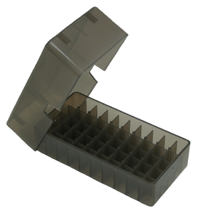 MTM Ammo Box Slip Top Style 50 Rounds .44 Mag/.45 LC/.45 Auto