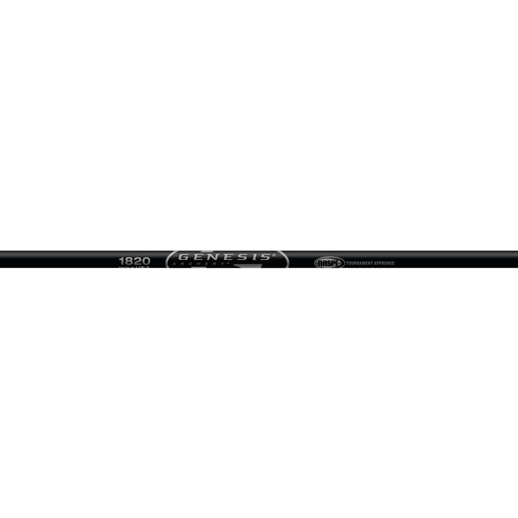 Easton Genesis 1820 Black Target Arrow Shafts - Dozen