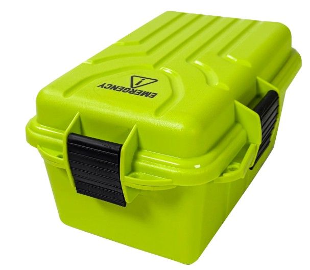 MTM EMERGENCY BOX 2 9.8X6.8X4.8 YELLOW GREEN