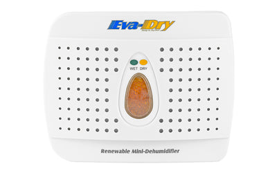 Eva-Dry Rechargeable Dehumidifier, 333 Cubic Inch Coverage, Non-Toxic, White, with Hanging Hook E-333