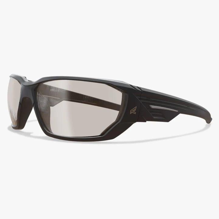 Edge Dawson Wraparound Polarized Safety Shooting Glasses Smoke Lens Black Frame