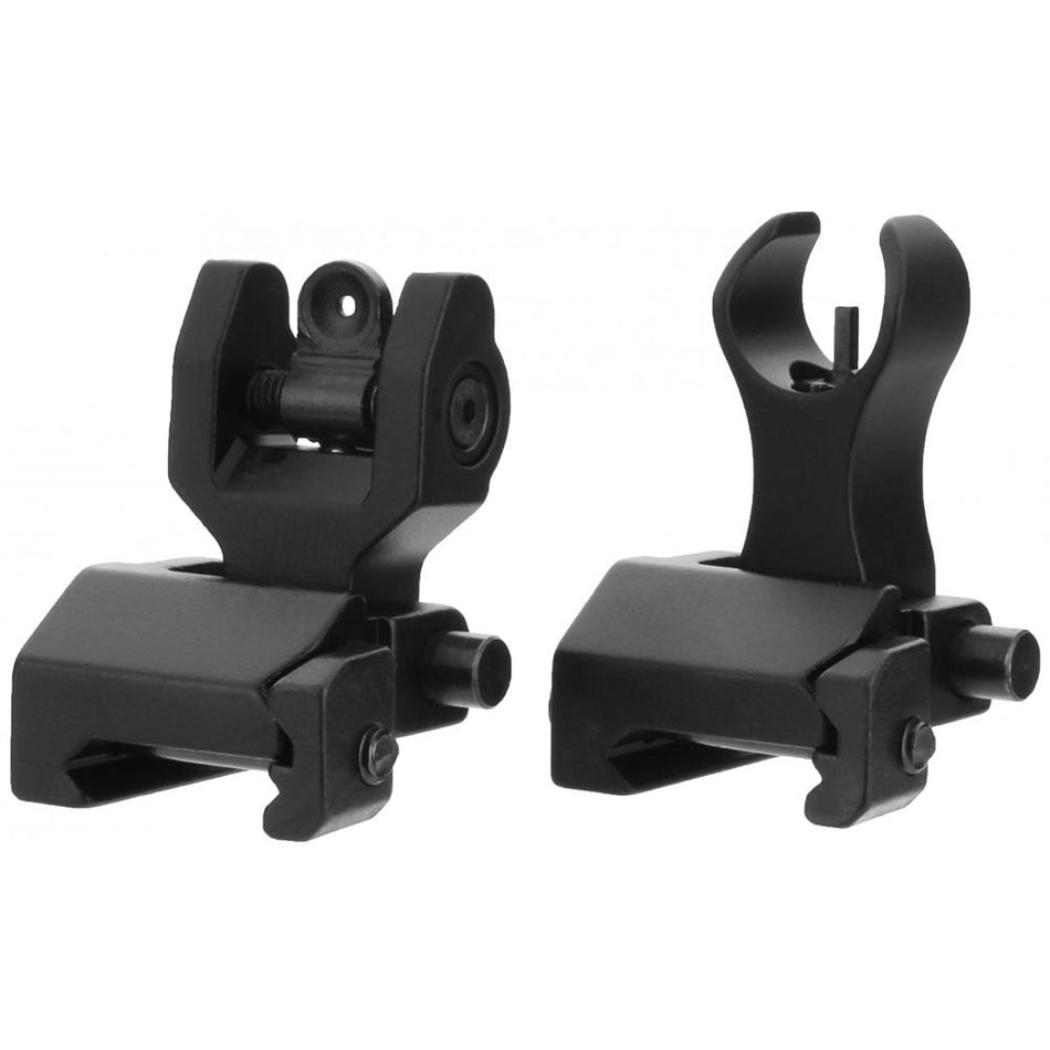 TacFire Flip-Up Same-Plane Iron Sights for AR Platforms