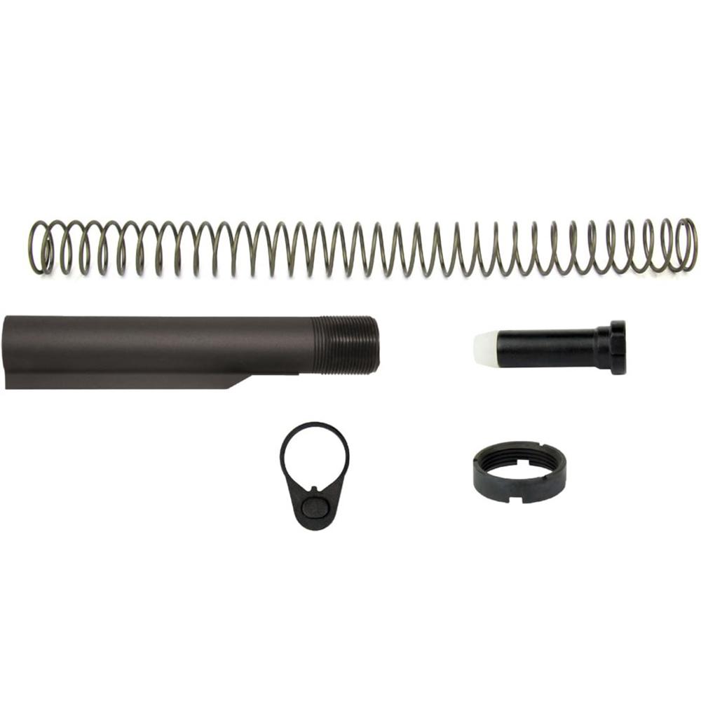 TacFire AR-10 Buffer Tube Kit Regular End Plate 6-Position Mil-Spec .308