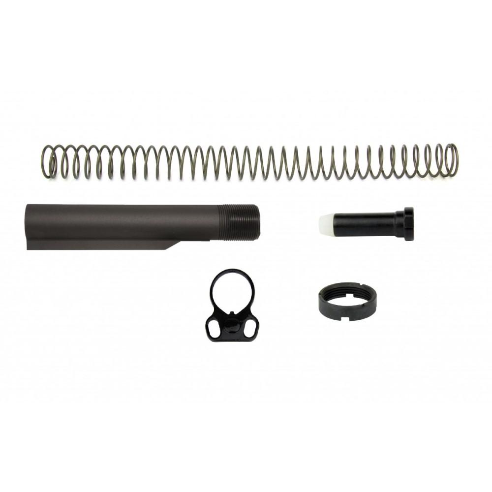 TacFire AR-10 Carbine Buffer Tube Kit Including Buffer Spring and Sling Adapter