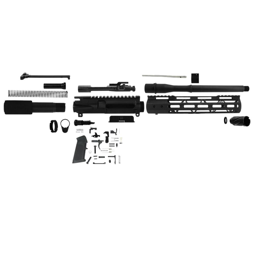 TacFire Unassembled 300 AAC Blackout AR Pistol Kit 10.5" Barrel with LPK
