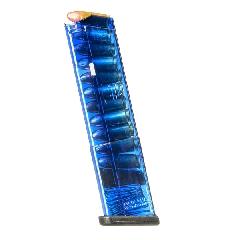 ETS Glock 43 9mm 12rd Blue Polymer Handgun Magazine