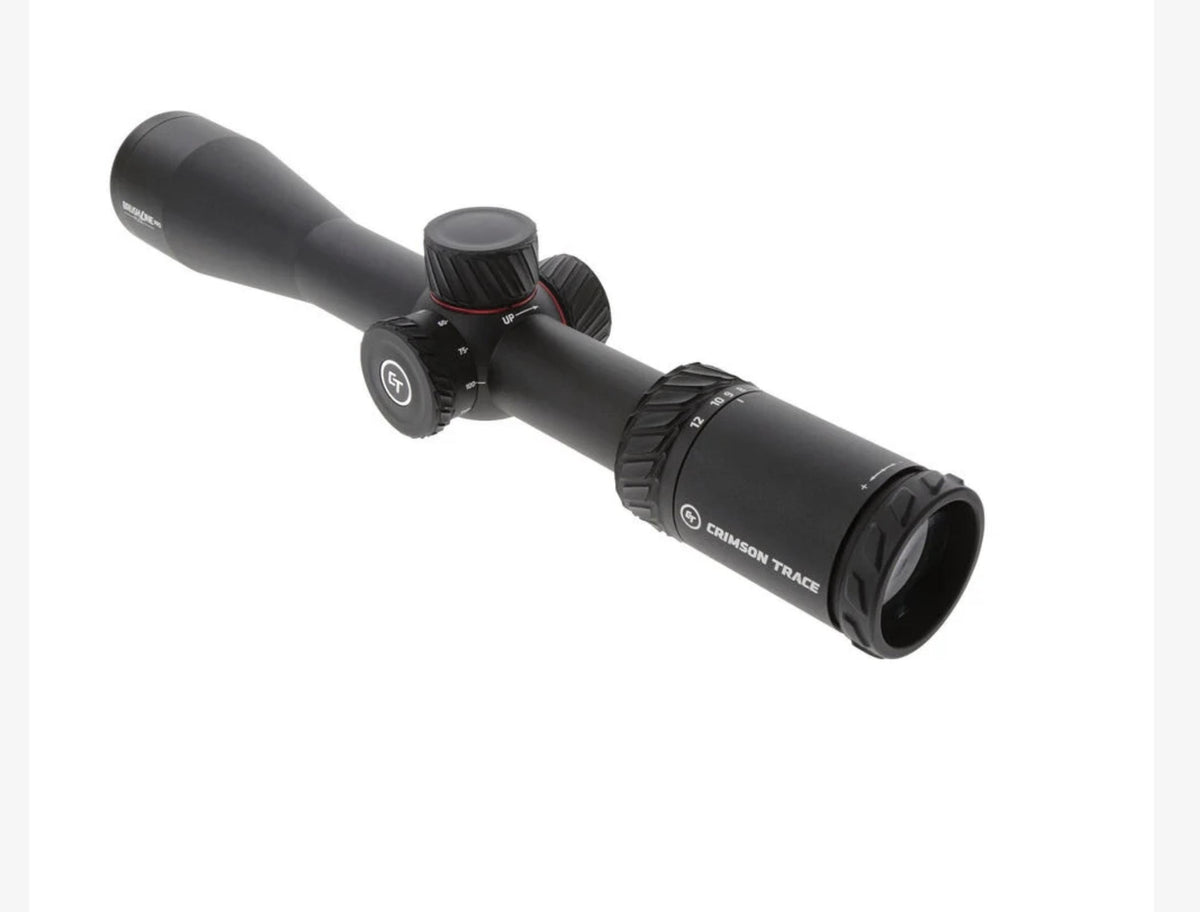 Crimson Trace Brushline Pro 3-12x42mm 30mm Tube Hunting Rifle Scope - Plex