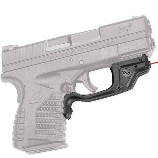Crimson Trace Laserguard Black Red Laser for Springfield XD-S Handgun
