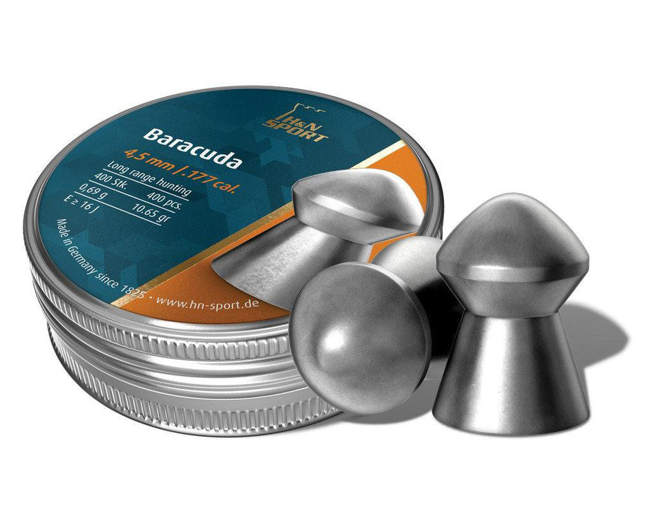 H&N Baracuda Air Gun Pellets .177 Cal 10.65 Grain 400ct