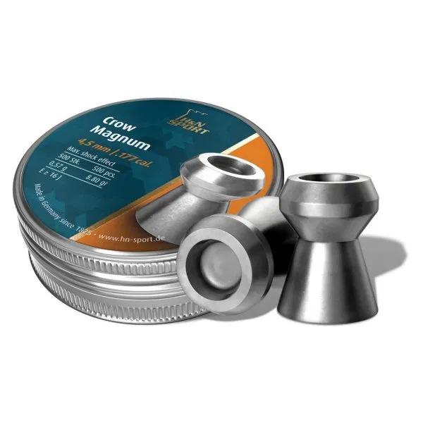 H&N Crow Magnum Air Gun Pellets .177 Cal 8.80gr 500ct