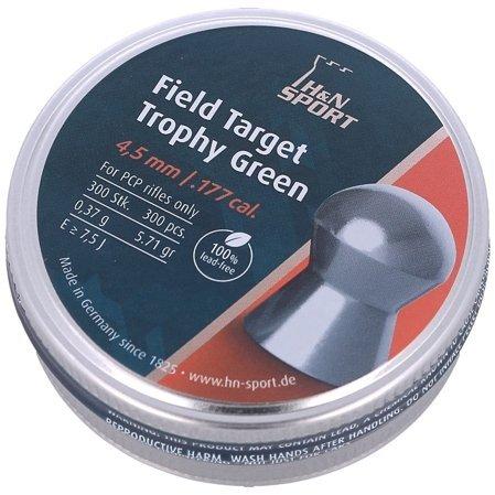 H&N Field Target Trophy Green Lead-Free Air Pellets .177 Cal 300pk