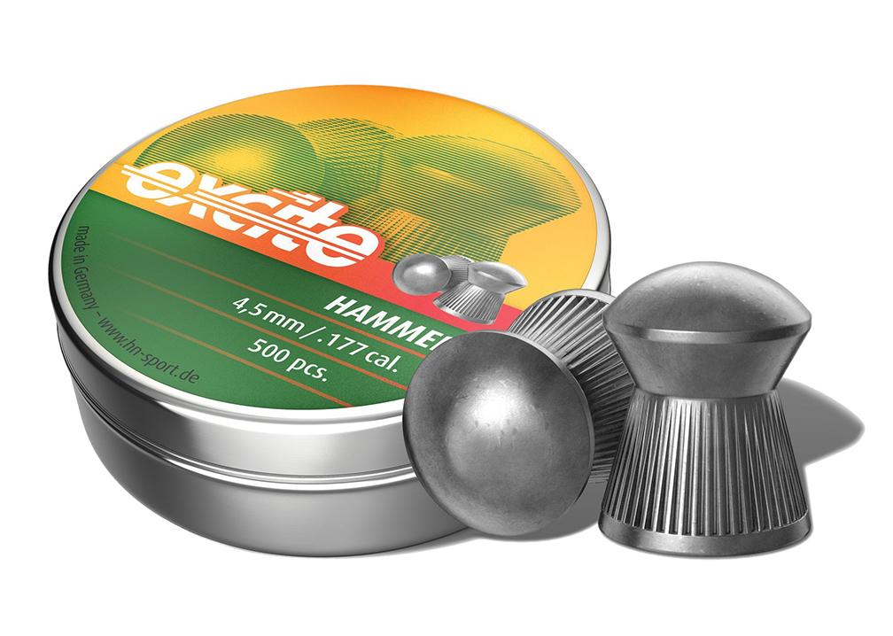 H&N Excite Hammer .177 Caliber Domed/Round Nose Pellets 500 Count
