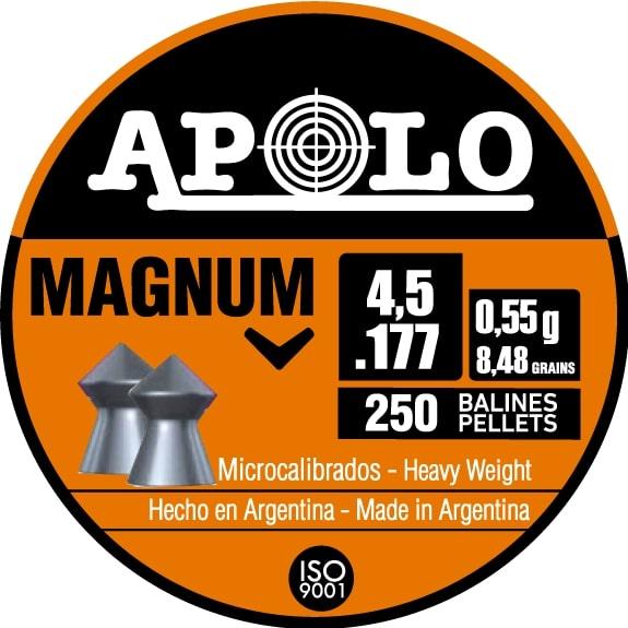 Hatsan Apolo Magnum Pointed Air Pellets .177 Cal 8.48 gr 250ct