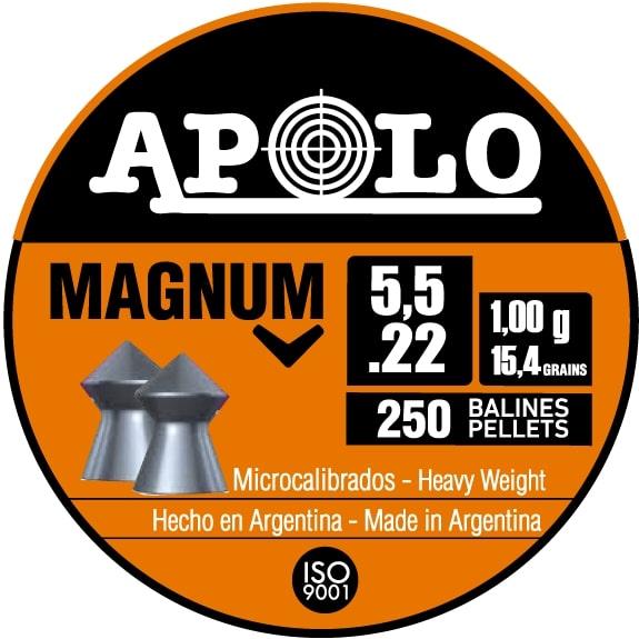 Hatsan Apolo Magnum Pointed Air Rifle Pellets 22 Cal 250ct 15.4gr