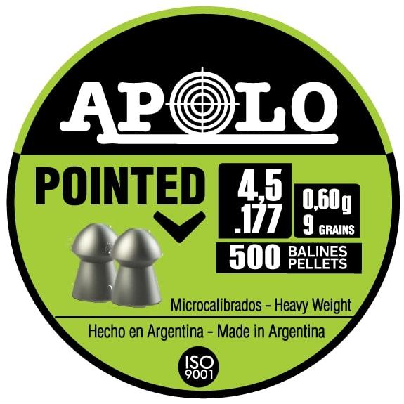 Hatsan Apolo .177 Cal Pointed Air Pellets 9 Grain 500 Per Pack