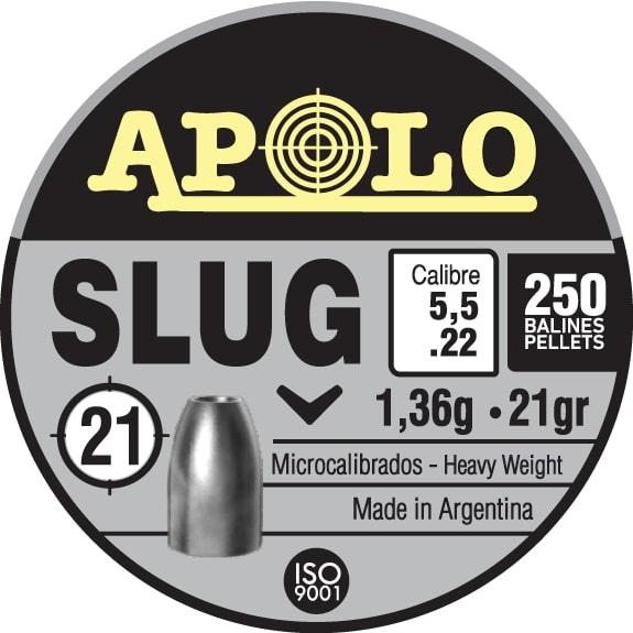 Hatsan Apolo Air Rifle Slug Pellets .22 Cal 21gr 250 Count