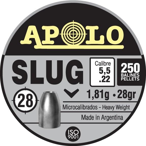 Hatsan Apolo .22 Caliber 28gr Airgun Slug Pellets 250 Count