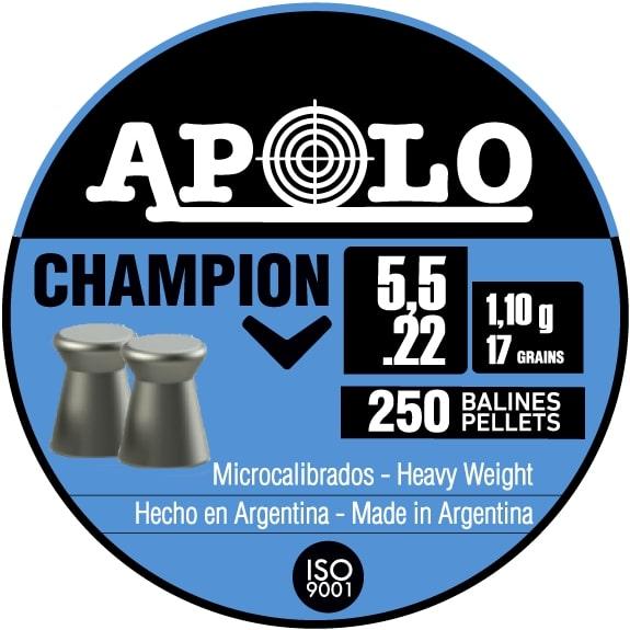 Hatsan Apolo Champion Air Pellets .22 Caliber 17gr 250-Pack