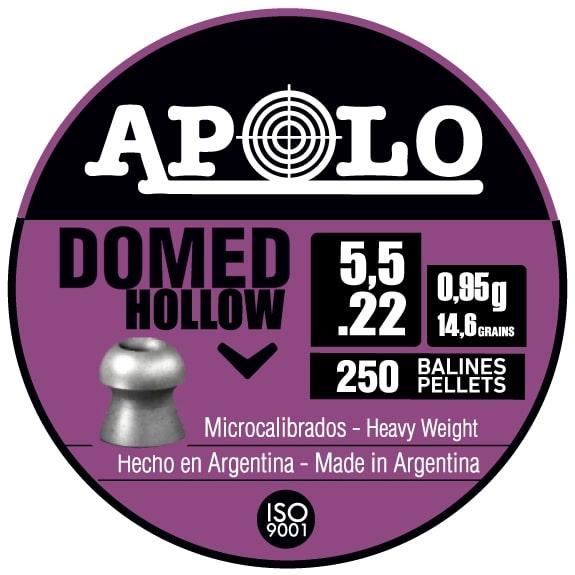 Hatsan Apolo Air Rifle Pellets .22 Cal Domed Hollow 14.6gr 250/ct